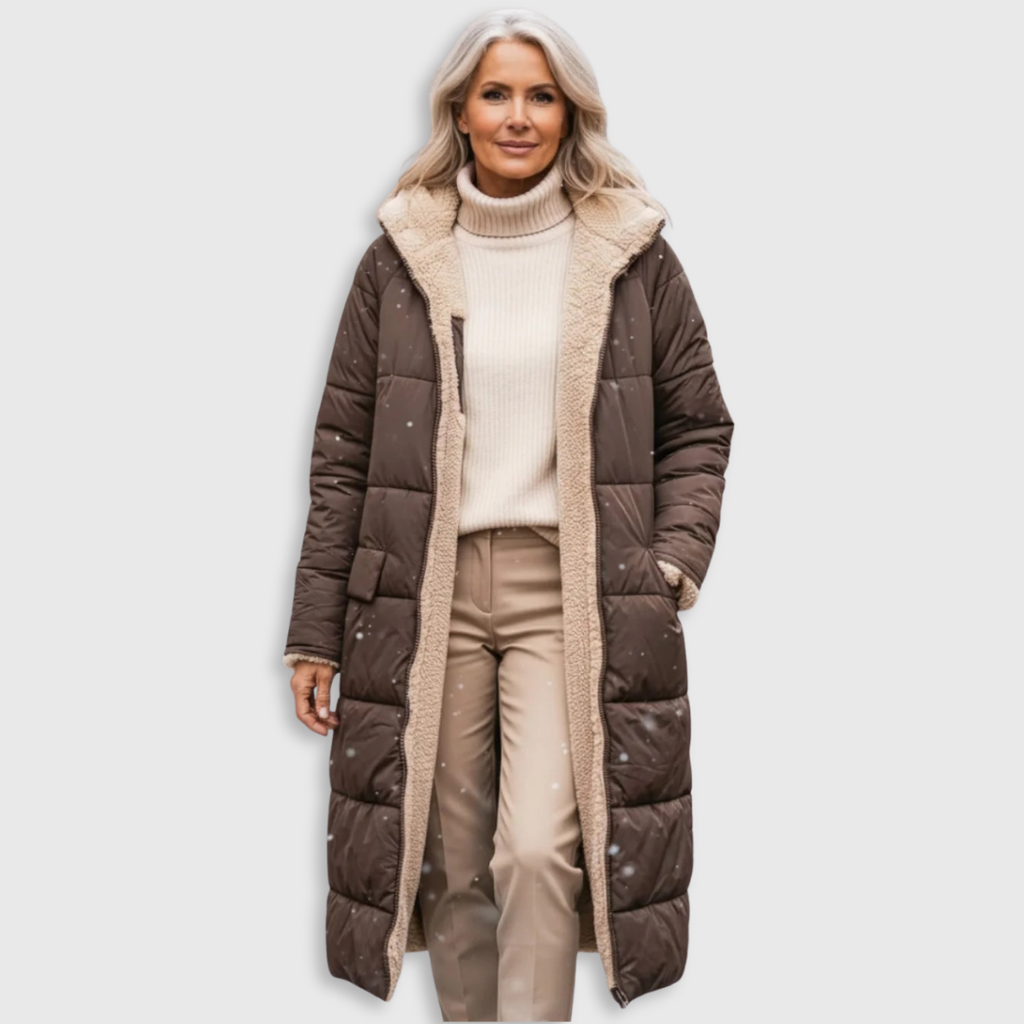 Ester | Abrigo de Invierno con Sherpa