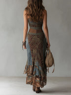 Ambra | Vestido Étnico de un Hombro