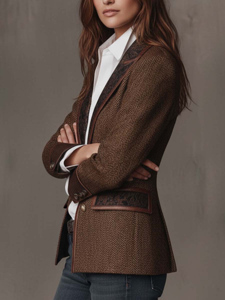 Ines | Blazer de Espiga