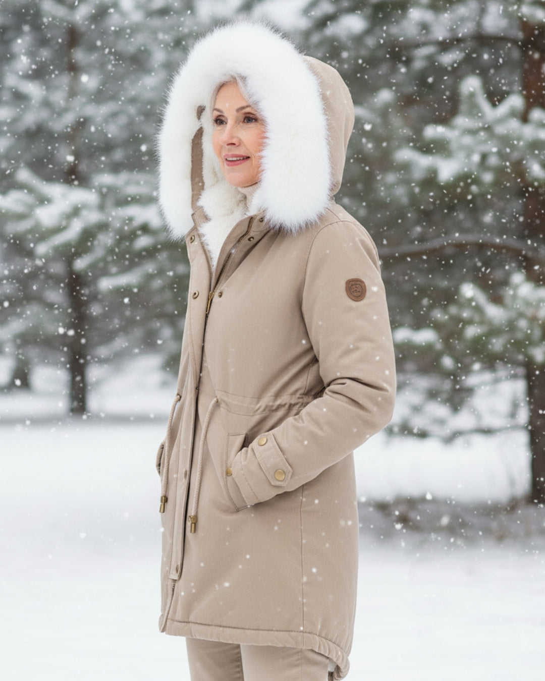 Rina | Parka con Gorro de Peluche
