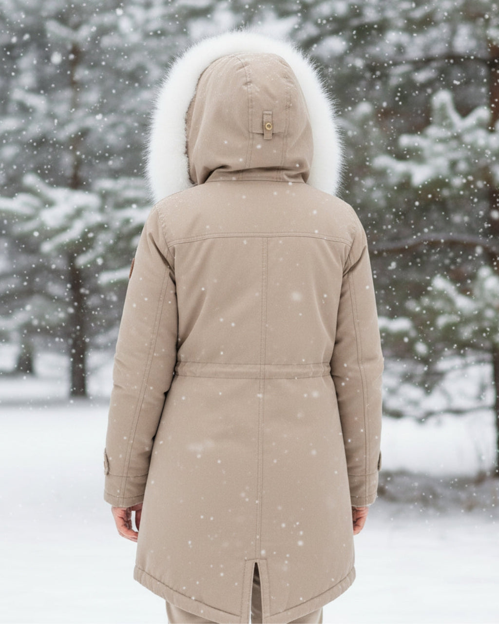 Rina | Parka con Gorro de Peluche