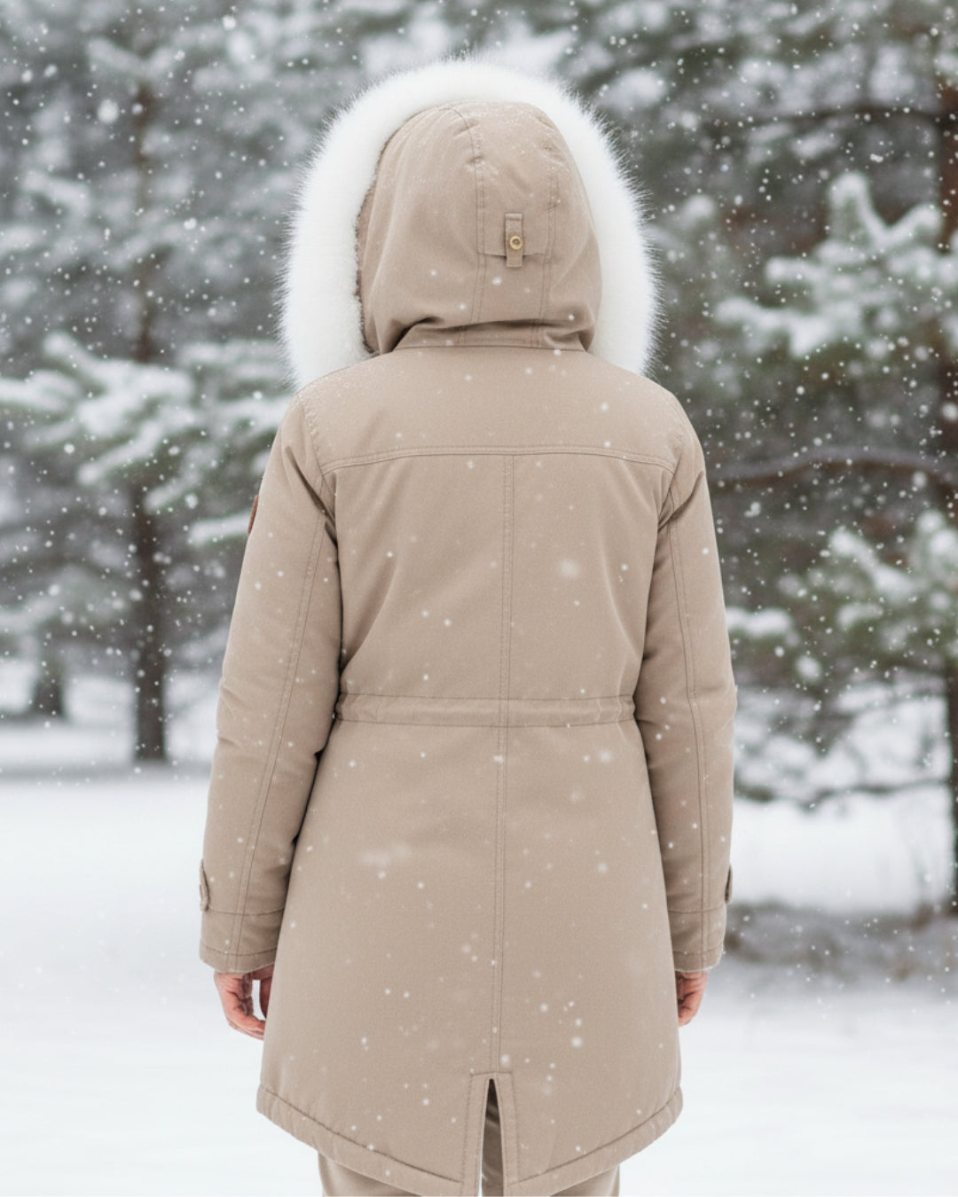 Rina | Parka con Gorro de Peluche