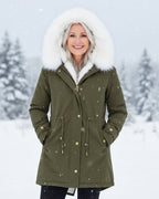 Rina | Parka con Gorro de Peluche