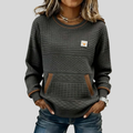 Zelmira | Sudadera Cuello Redondo Bicolor
