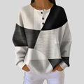 Gelsomina | Sudadera Henley Waffle