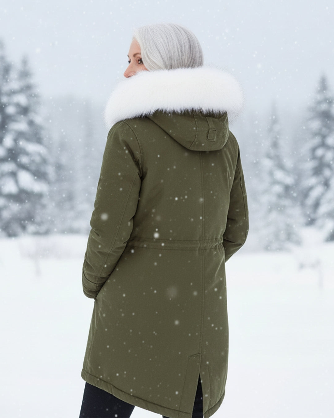 Rina | Parka con Gorro de Peluche