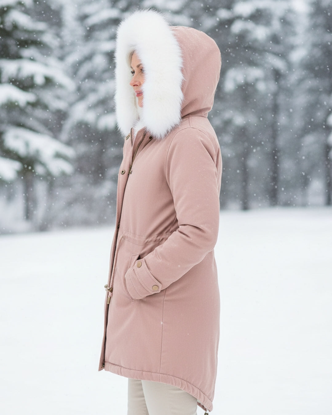 Rina | Parka con Gorro de Peluche
