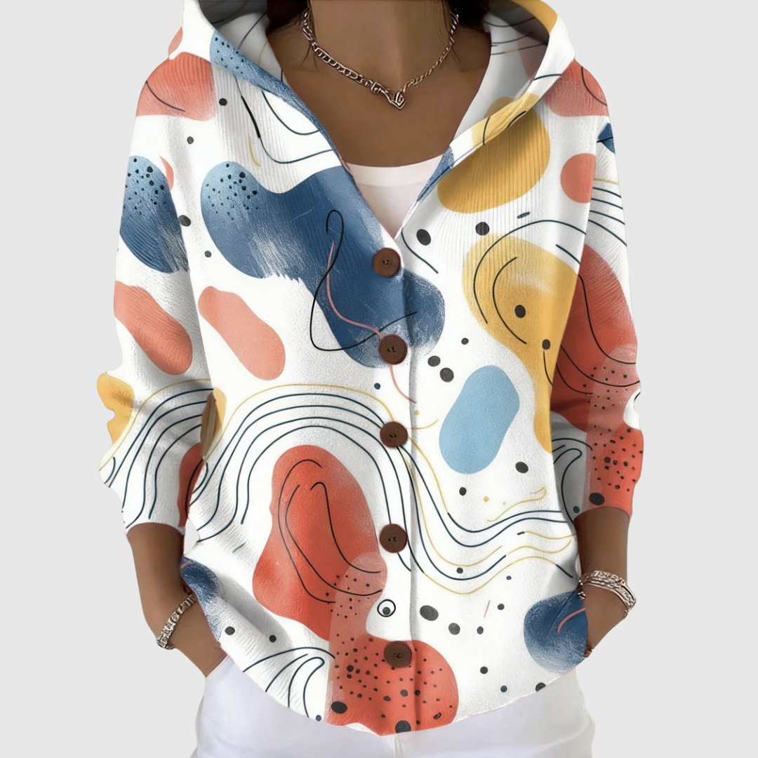 Stella | Saco de Punto con Gorro