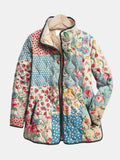 Cloe | Chamarra Acolchada Patchwork Floral