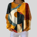 Quirina | Sudadera con Estampado Geométrico