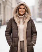 Ester | Abrigo de Invierno con Sherpa