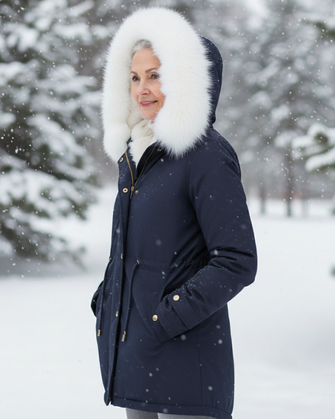 Rina | Parka con Gorro de Peluche