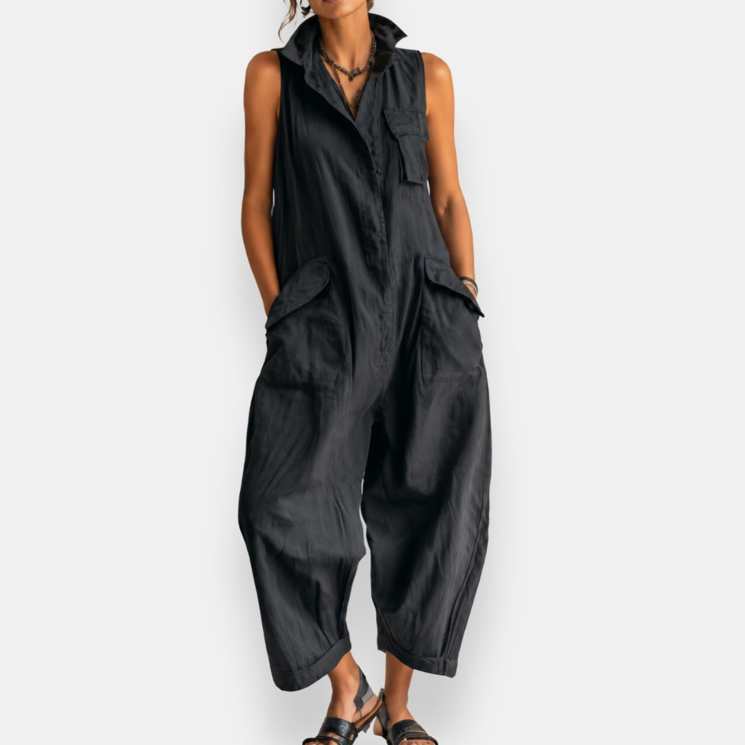 Gaia | Jumpsuit Oversize con Cuello Alto