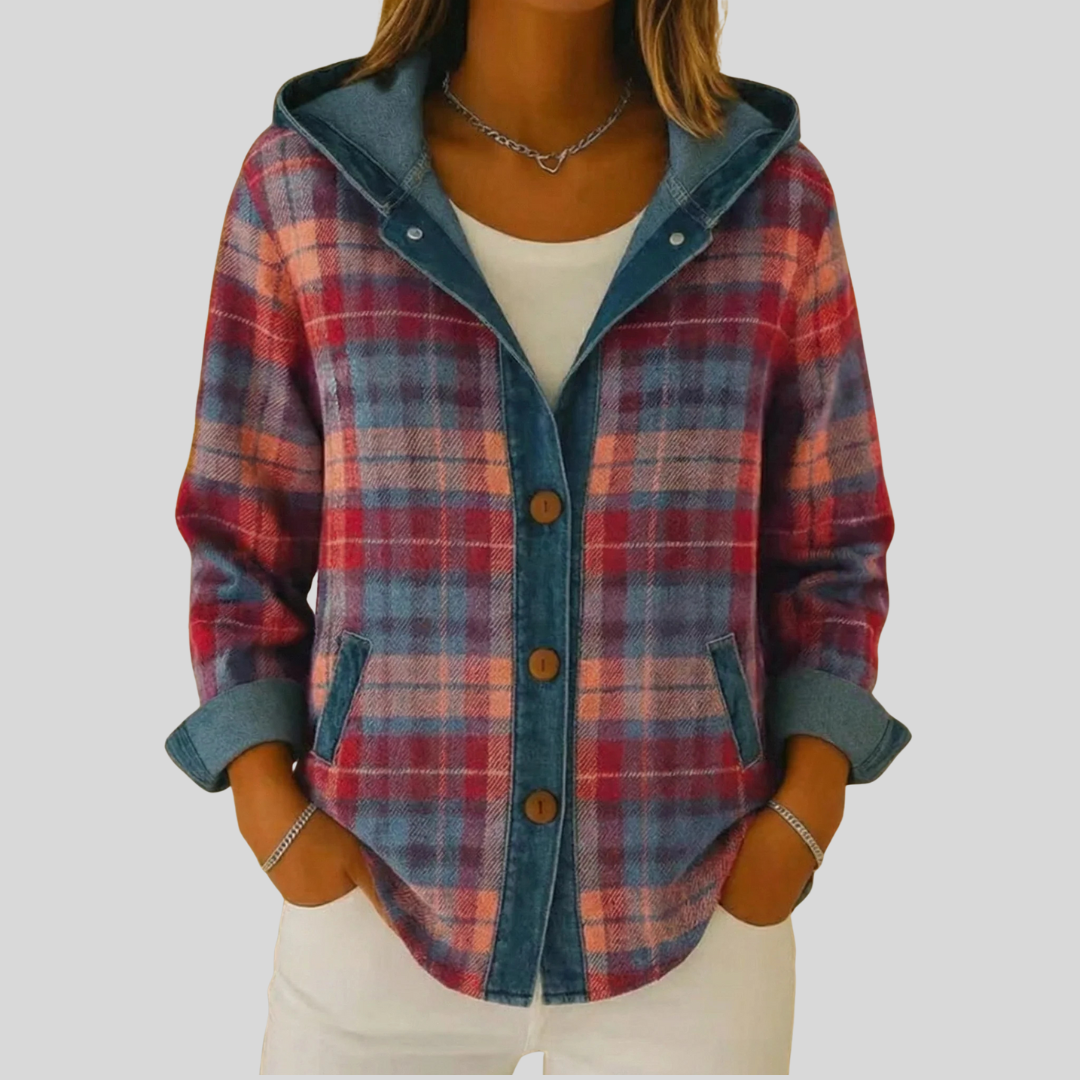 Teodolinda | Sobrecamisa a Cuadros con Gorro
