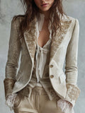 Nerina | Blazer Bordado Marfil