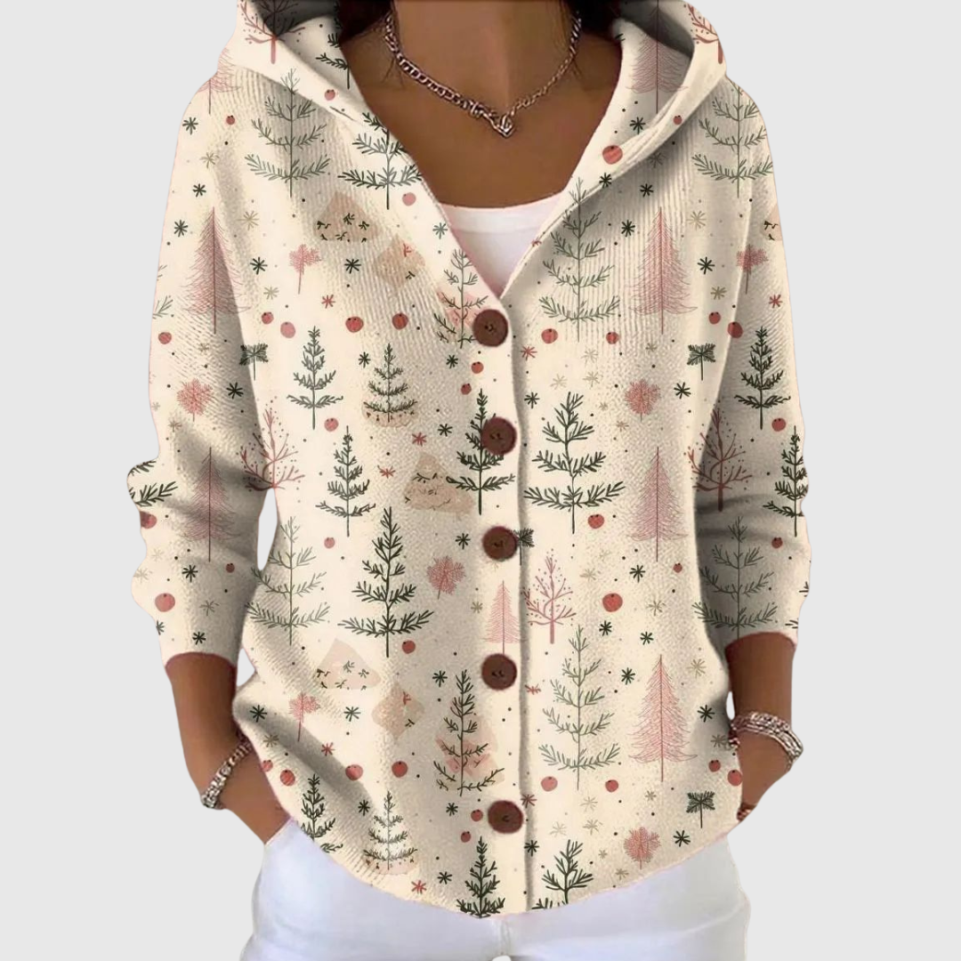 Marcella | Saco de Punto con Gorro