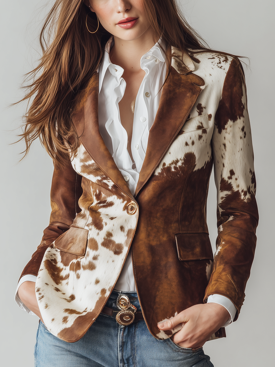 Zita | Blazer Animal Print