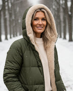 Ester | Abrigo de Invierno con Sherpa