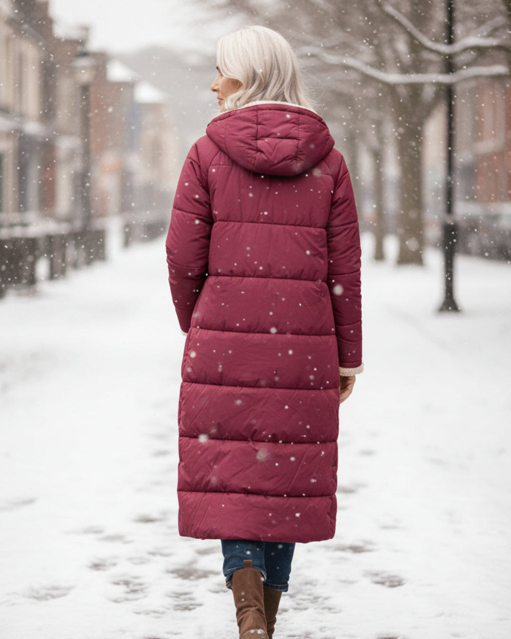 Ester | Abrigo de Invierno con Sherpa