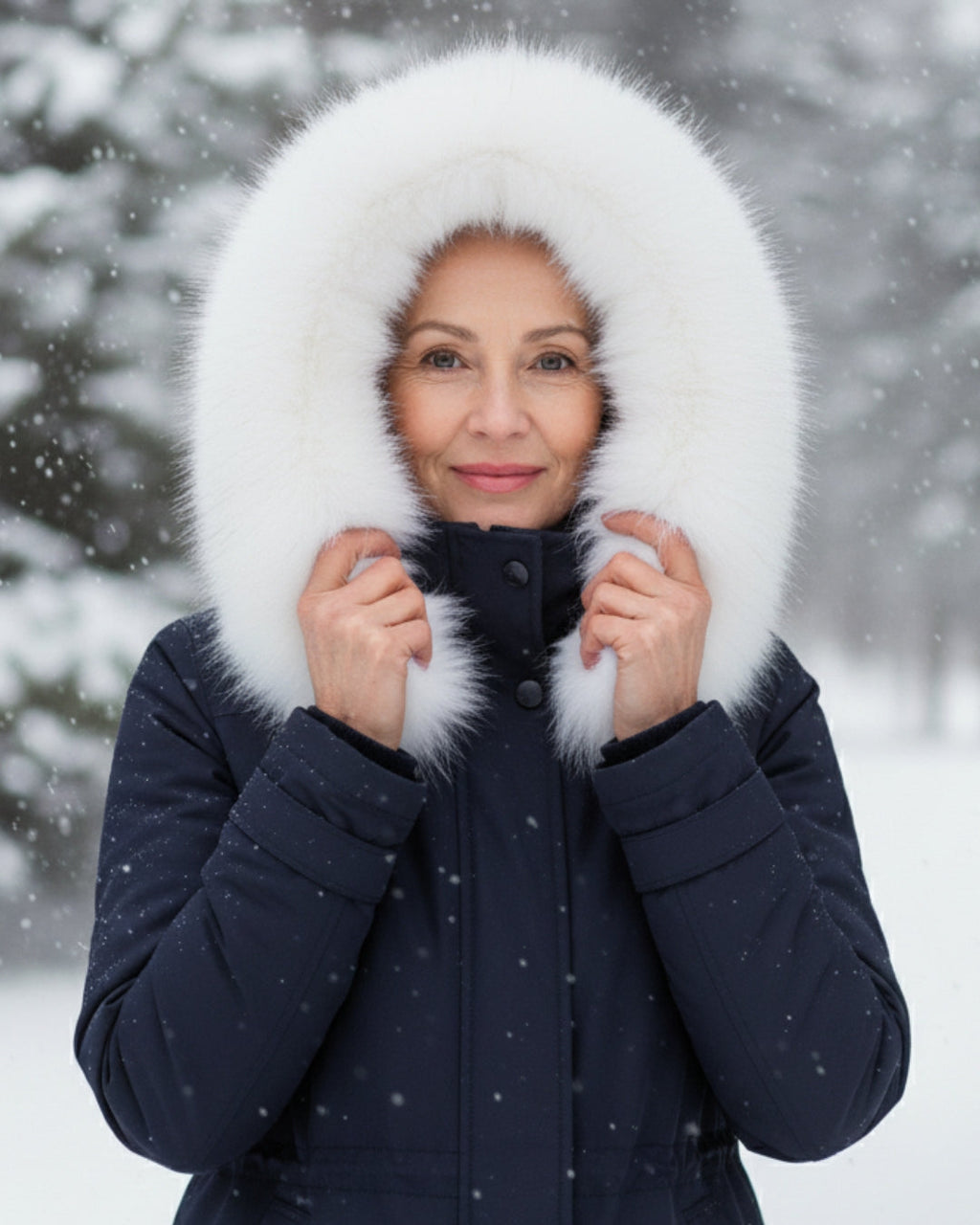 Rina | Parka con Gorro de Peluche