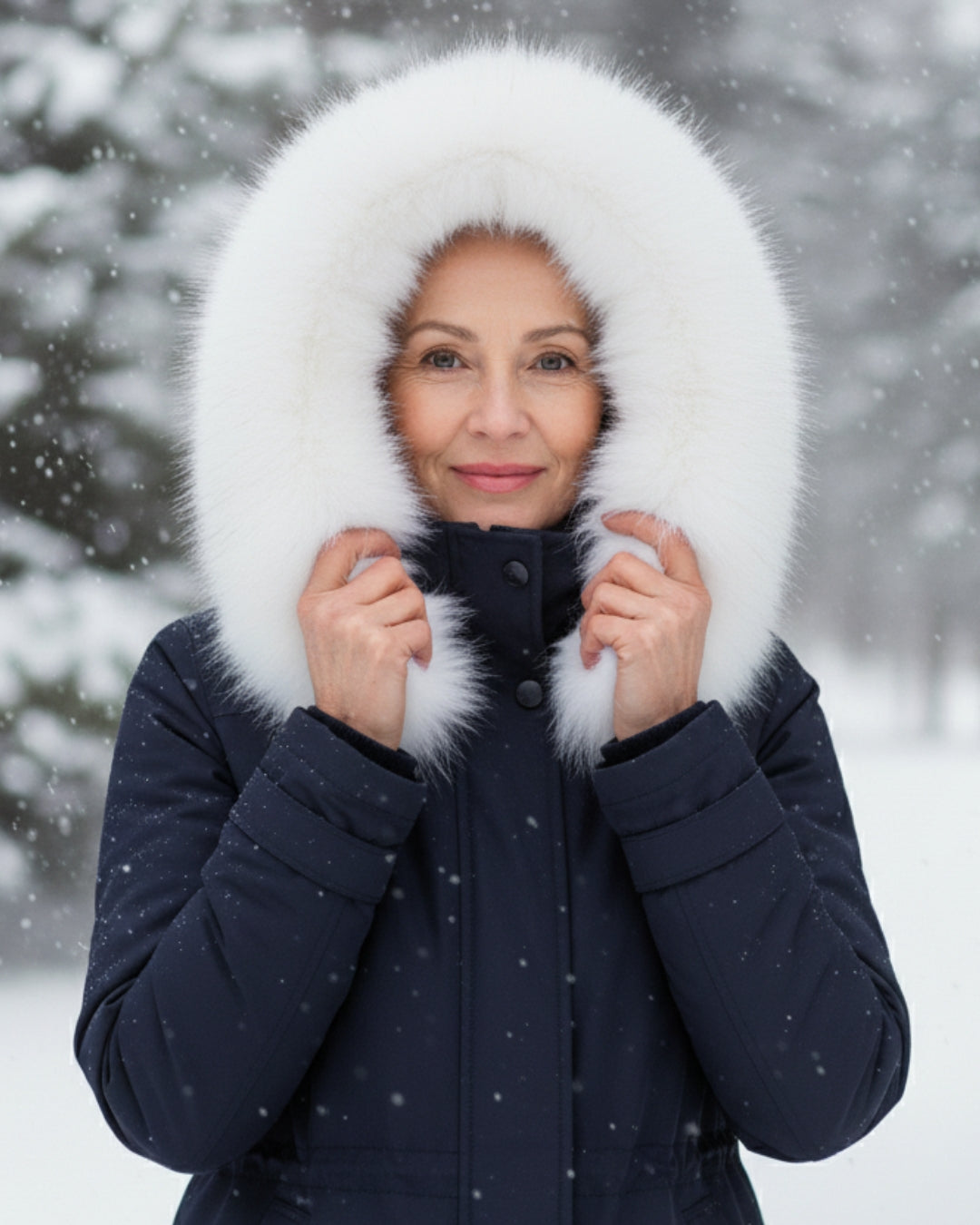 Rina | Parka con Gorro de Peluche
