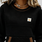 Zelmira | Sudadera Cuello Redondo Bicolor