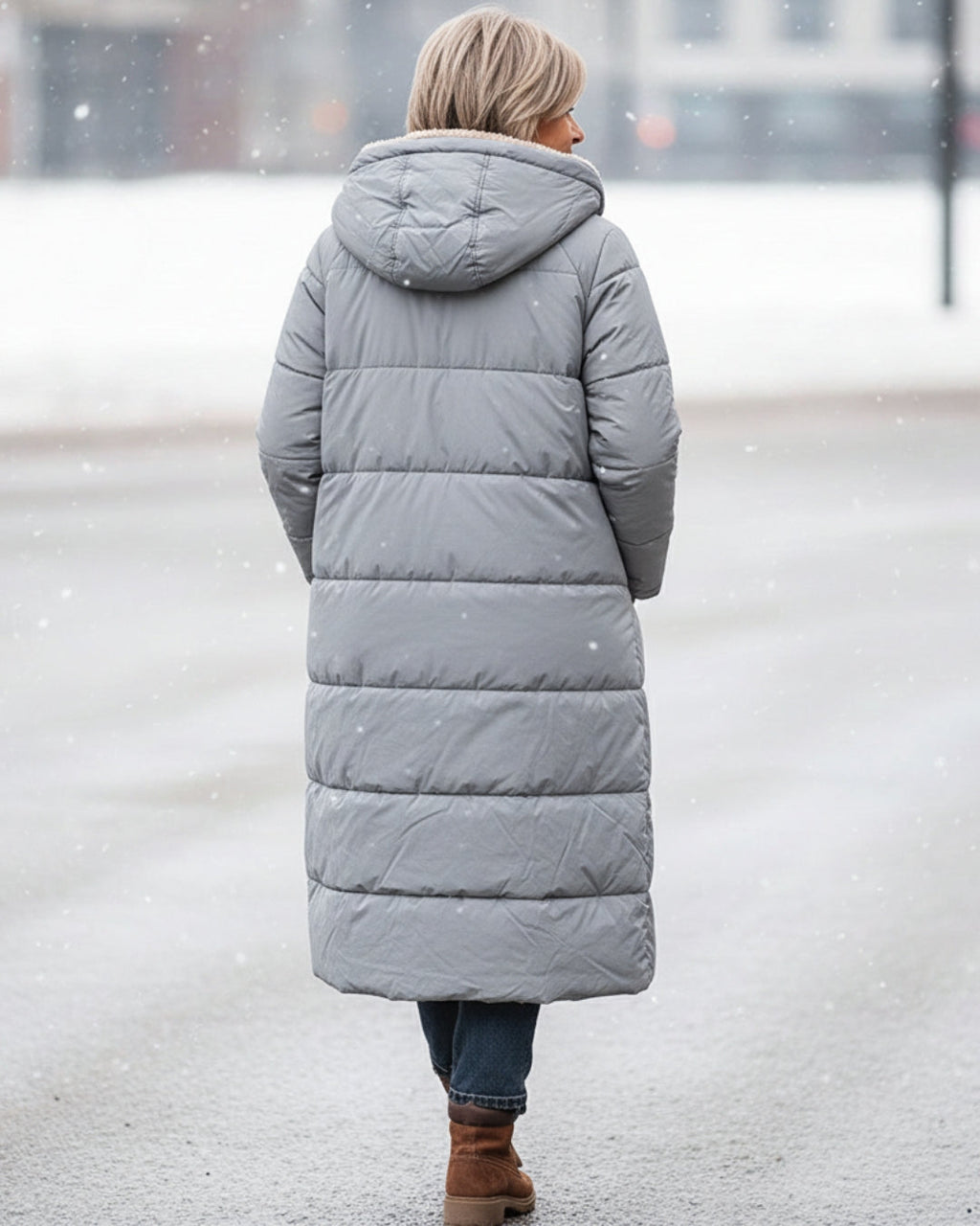 Ester | Abrigo de Invierno con Sherpa