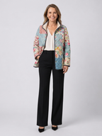 Cloe | Chamarra Acolchada Patchwork Floral