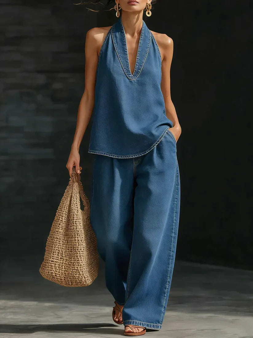 Aurora | Conjunto Fluido con Escote