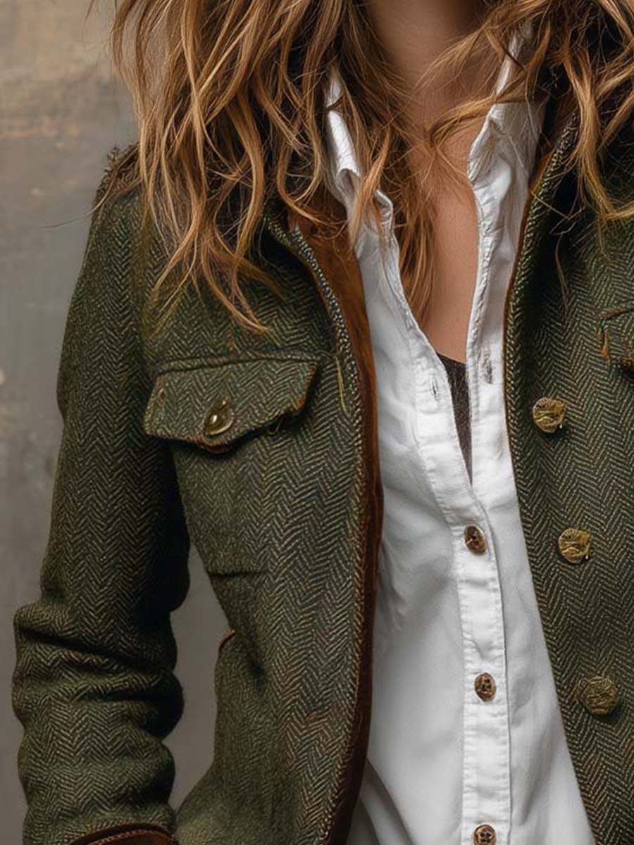 Pia | Blazer con Orilla en Contraste