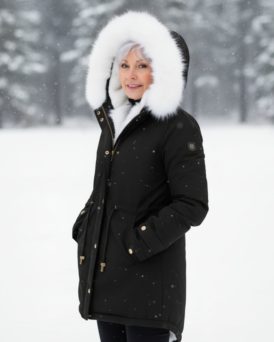 Rina | Parka con Gorro de Peluche