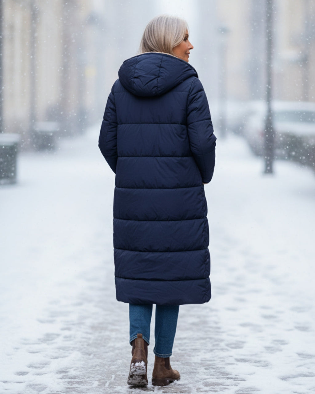 Ester | Abrigo de Invierno con Sherpa