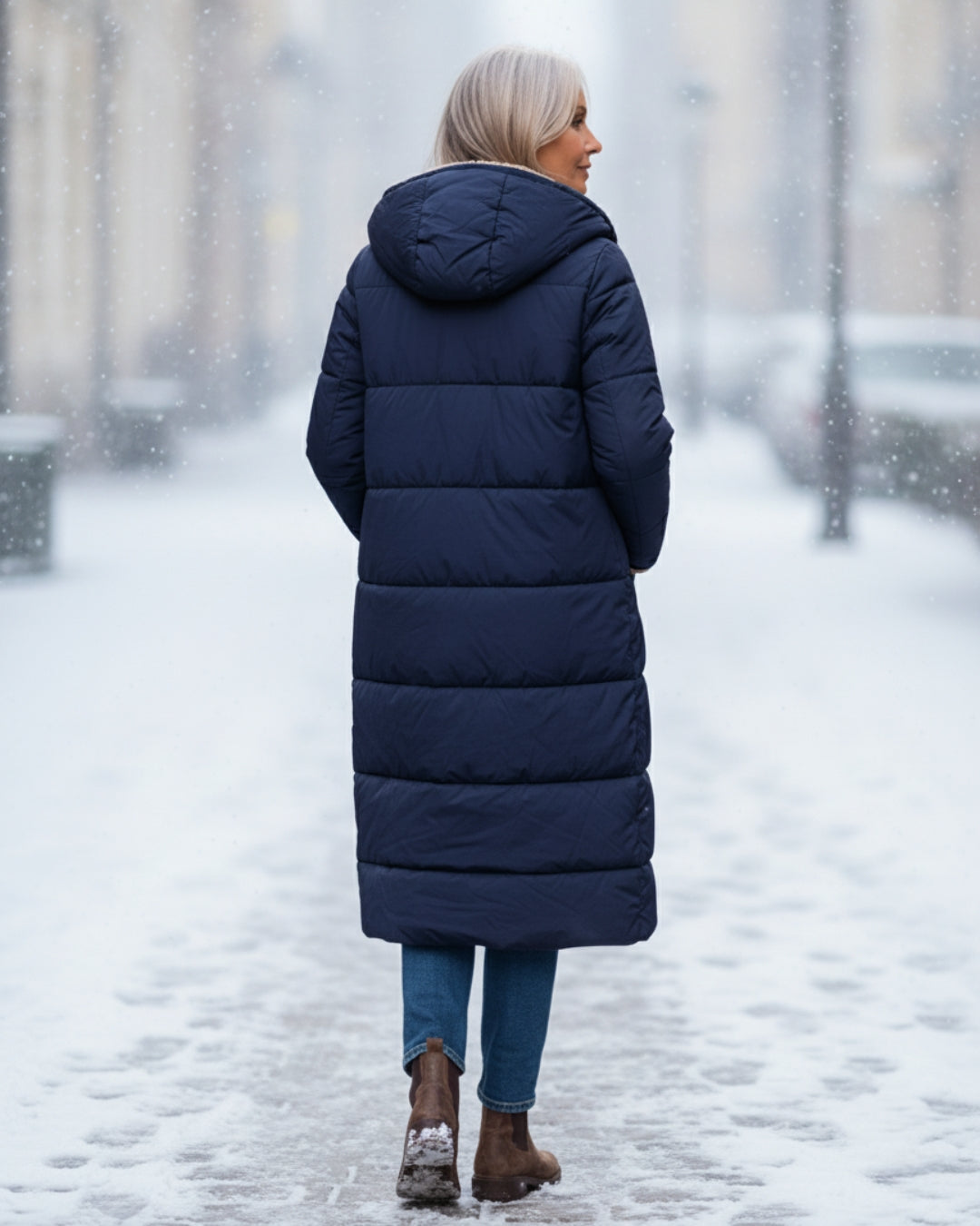 Ester | Abrigo de Invierno con Sherpa