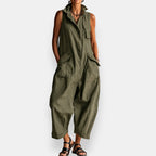 Gaia | Jumpsuit Oversize con Cuello Alto