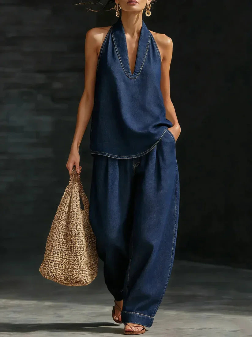 Aurora | Conjunto Fluido con Escote
