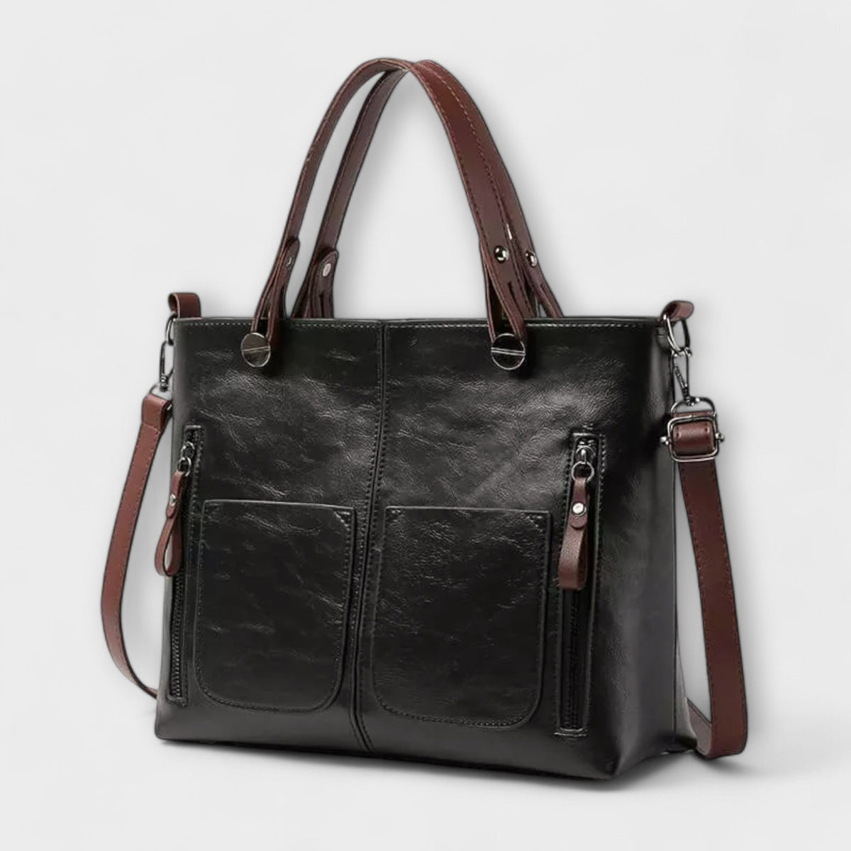 Eline | Bolsa de Hombro de Piel Genuina para Mujer