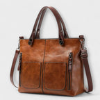 Eline | Bolsa de Hombro de Piel Genuina para Mujer