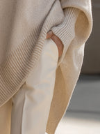 Ludovica | Suéter Oversize con Escote Amplio