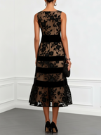 Elettra | Vestido Midi Negro