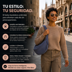 Nadia | Bolsa de Hombro de Nylon para Mujer