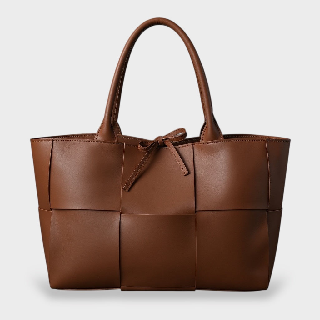 Agathi | Bolsa Tejida de Piel Genuina para Mujer