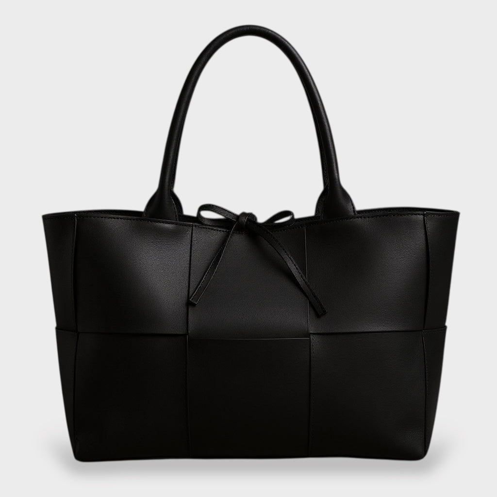 Agathi | Bolsa Tejida de Piel Genuina para Mujer