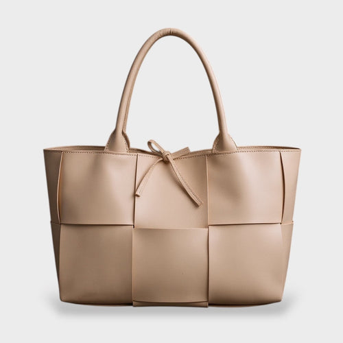 Agathi | Bolsa Tejida de Piel Genuina para Mujer
