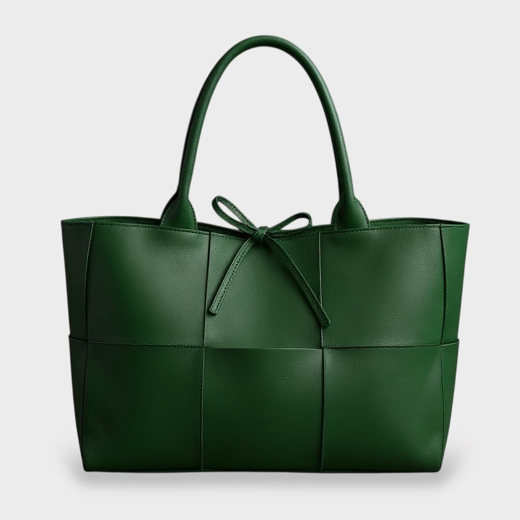 Agathi | Bolsa Tejida de Piel Genuina para Mujer