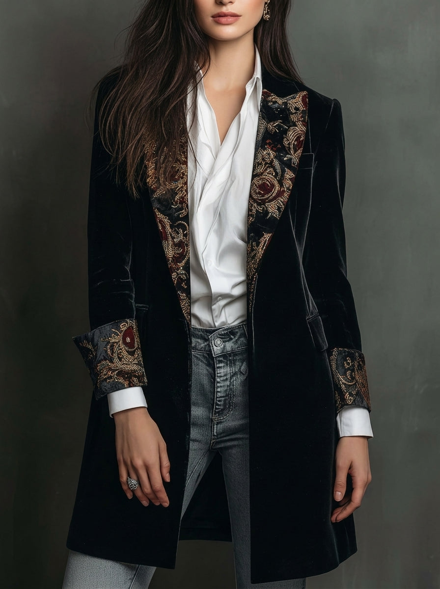 Dina | Blazer Estampado Barroco