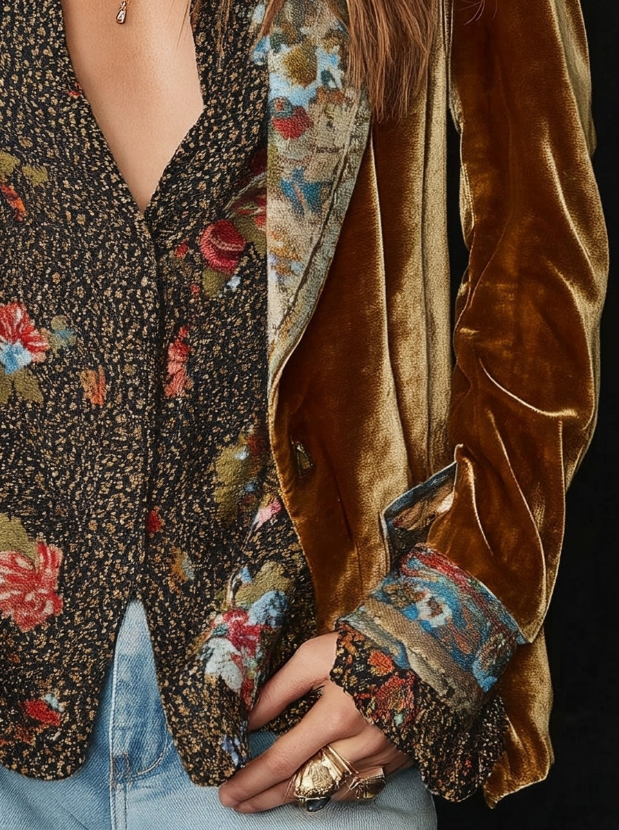Romilda | Blazer Patchwork Floral