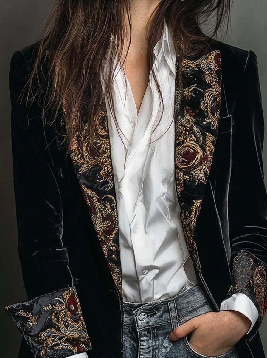 Dina | Blazer Estampado Barroco