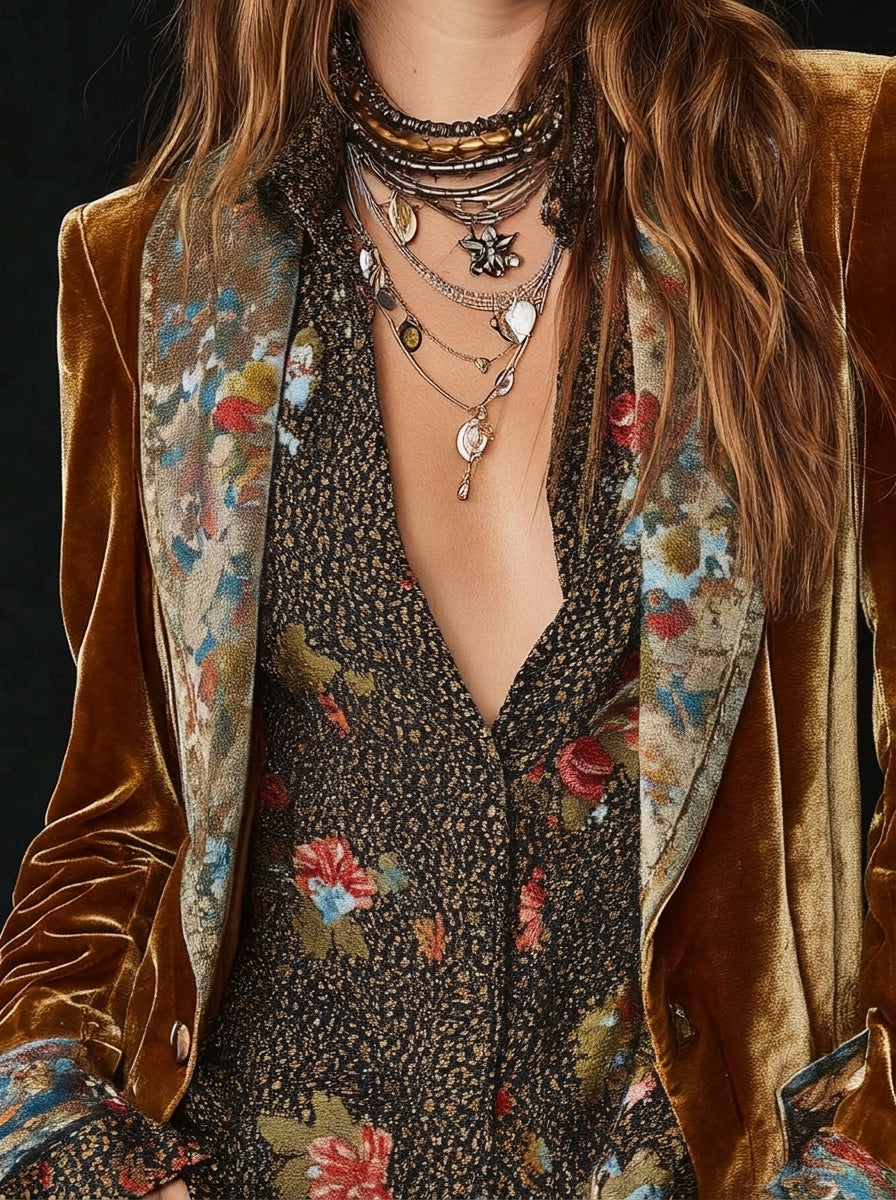 Romilda | Blazer Patchwork Floral