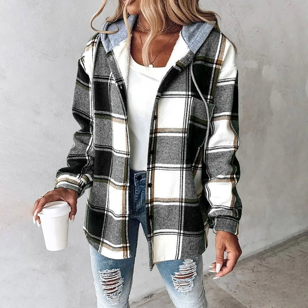 Ubalda | Sobrecamisa Forrada con Gorro