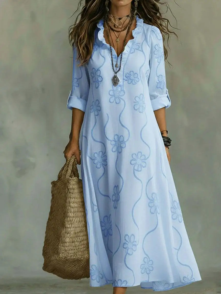 Siena | Vestido Largo de Verano Floral